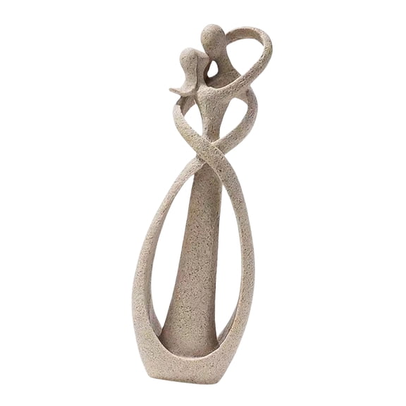 Modern Abstract Couple Hugging Sculpture Kiss Lover Statue for Home Decoration Gift for Expressing Love and Affection