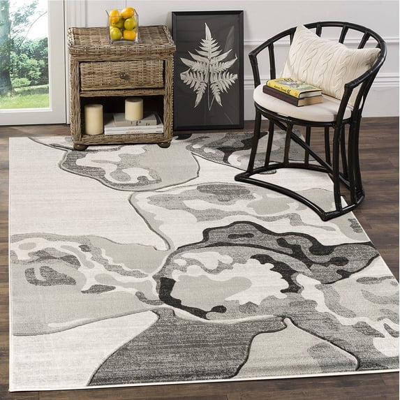 Modern Abstract Design Hand-Carved Soft Living Room Area Rug