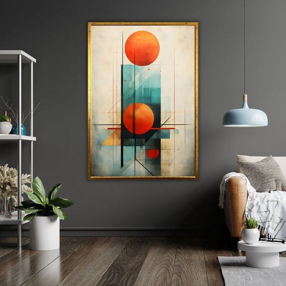 Modern Abstract Expressionism Poster, Contemporary Wall Decor