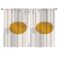 thumbnail image 1 of Modern Abstract Geometric Boho Curtains-blackout Curtains Bedroom Decor Living Room Darkening Grommet Window Drapes 2 Panels Set 41"x63", 1 of 2
