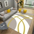 thumbnail image 1 of Modern Abstract Grey Area Rug Living Room Sofa Luxury Large Carpet Comfortable Soft Bedroom ration R, 1 of 5