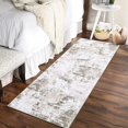 thumbnail image 1 of Modern Abstract Hallway Runner Rug Non-Slip Non-Shedding Runner Rug for Entrway Low Pile Foldable Machine Washable Area Rug, 1 of 9