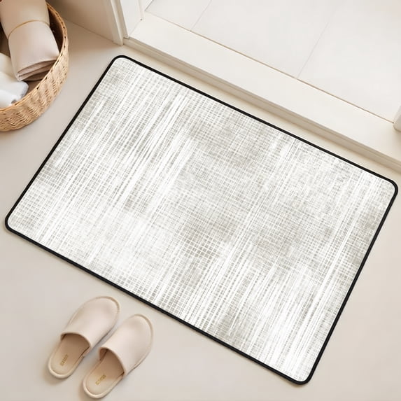 Modern Abstract Kitchen Mat 31"x20" Non Slip Soft Plush Low Profile Kitchen Rug, Textured Sink Mat for Laundry Room Bedroom Office