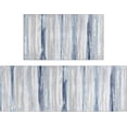 thumbnail image 1 of Modern Abstract Kitchen Mat Set of 2,Modern Farmhouse Kitchen Rugs and Mats Non Skid Washable,Blue Runner Rugs with Rubber Backing for Kitchen Decor and Accessories (17"x47"+17"x30"), 1 of 6