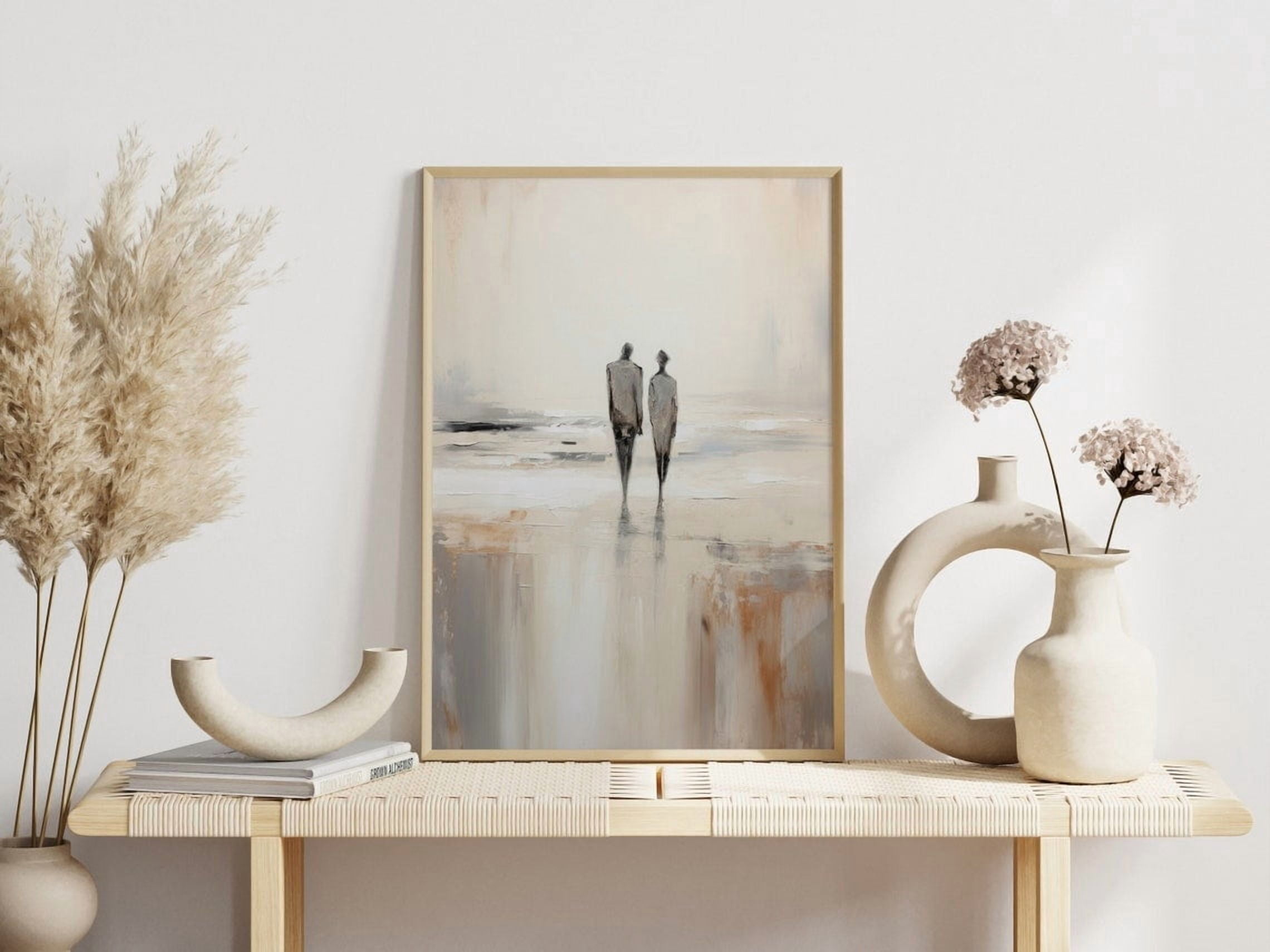 Modern Abstract Lovers Poster, Silhouettes, Timeless, Love, Pictures ...
