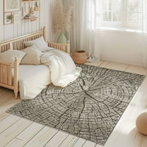 Modern Abstract Rug Contemporary 5x7 Area Rug For Living Room Carpet