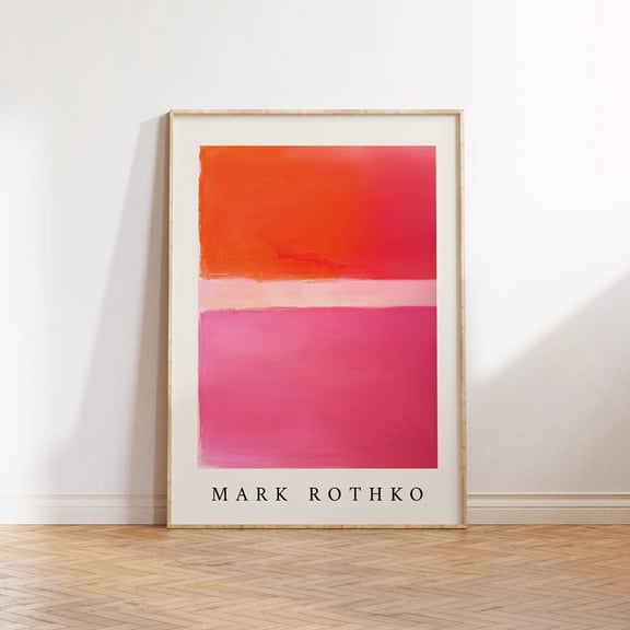 Modern Abstract Wall Art Mark Rothko Inspired Poster Colour Block Contemporary Art Print For Bedroom Or Living Room