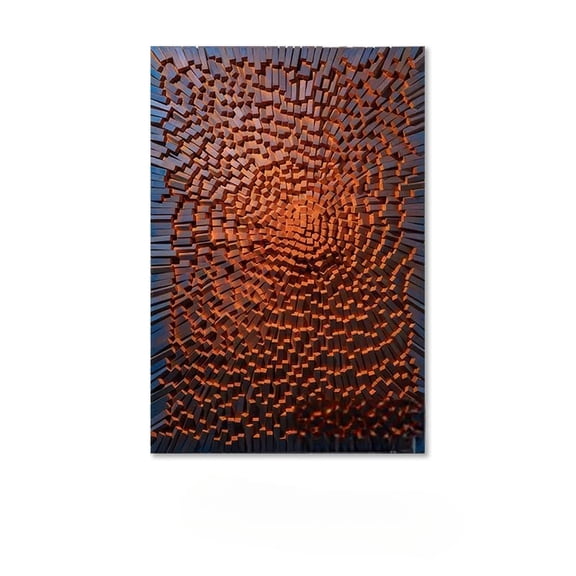 Modern Abstract Wall Art for Sales Offices, Hotels, Grand Entrance Decoration, Duplex Living Room, Eco-Friendly Sandstone Finish, Hand-Painted, Backlit Warm Light