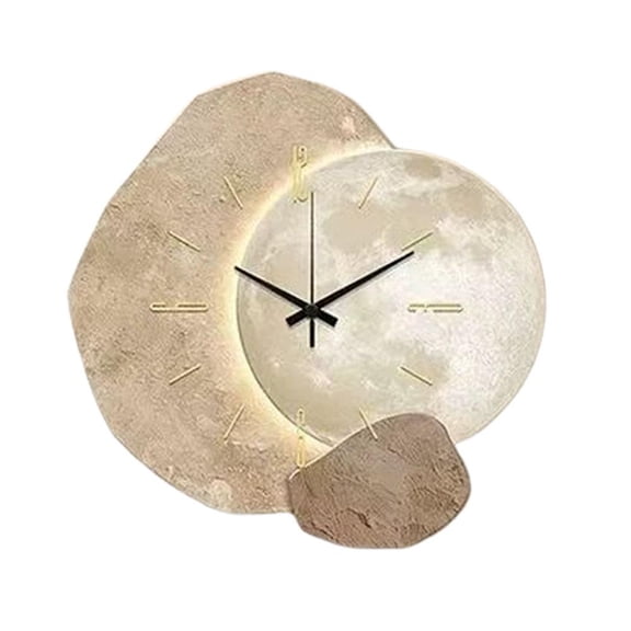 Pekkaxy Modern Abstract Wall Clock, 11.8 x 11.8 in, Silent Movement, Contemporary Art Piece for Living Room or Office
