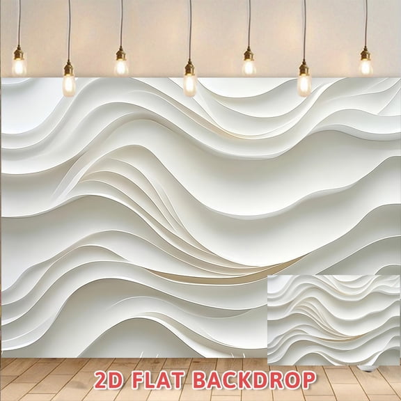 Modern Abstract Wave Texture Backdrop Suitable For Interior Decoration Live Streaming Background Commercial Shooting Event Arrangement Studio Scene Setting
