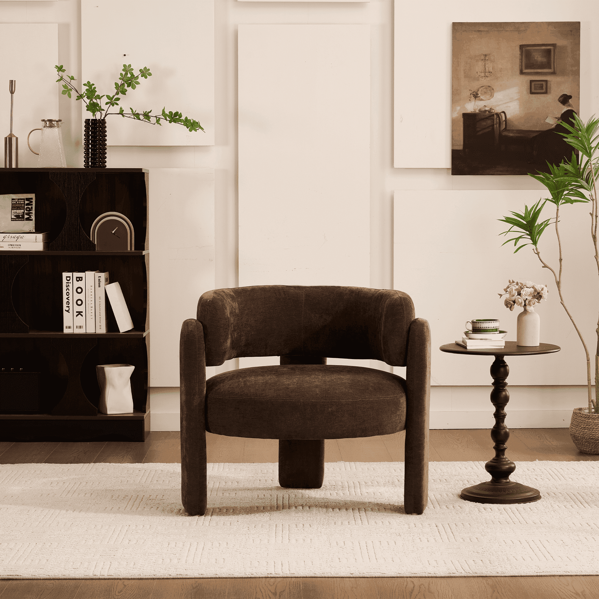 Walmart's Comfortable Single Lazy Chair with Ottoman, Easy