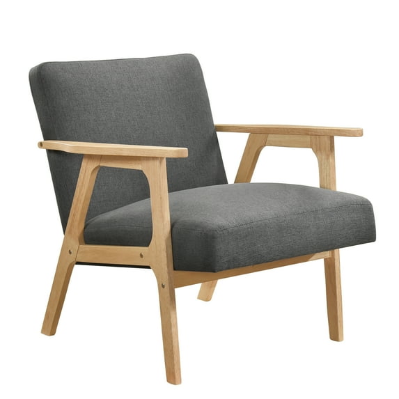 Modern Accent Chair – 29" Tall – Solid Rubberwood Frame – 300 lb Capacity – Mid-Century Inspired