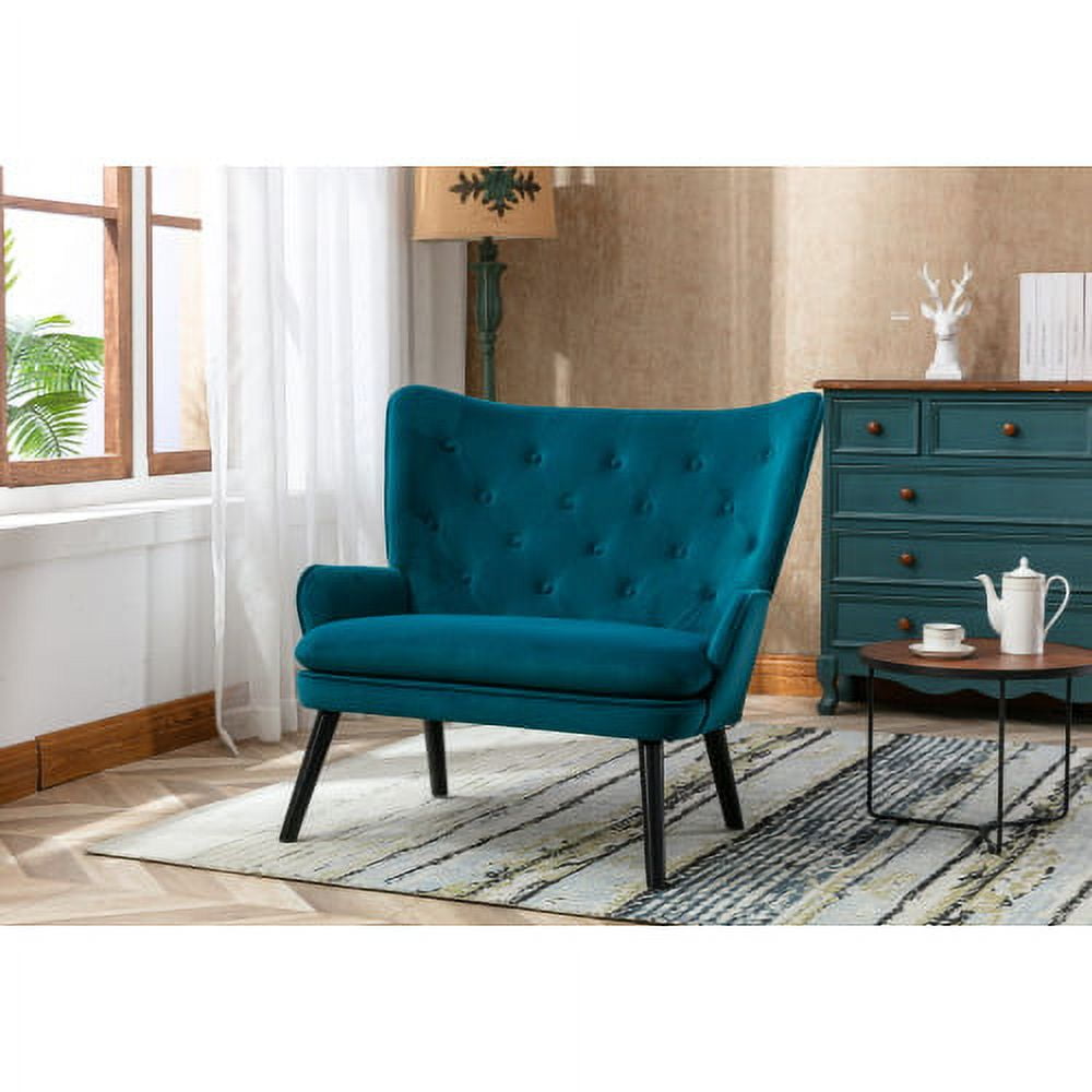 Small teal 2024 accent chair
