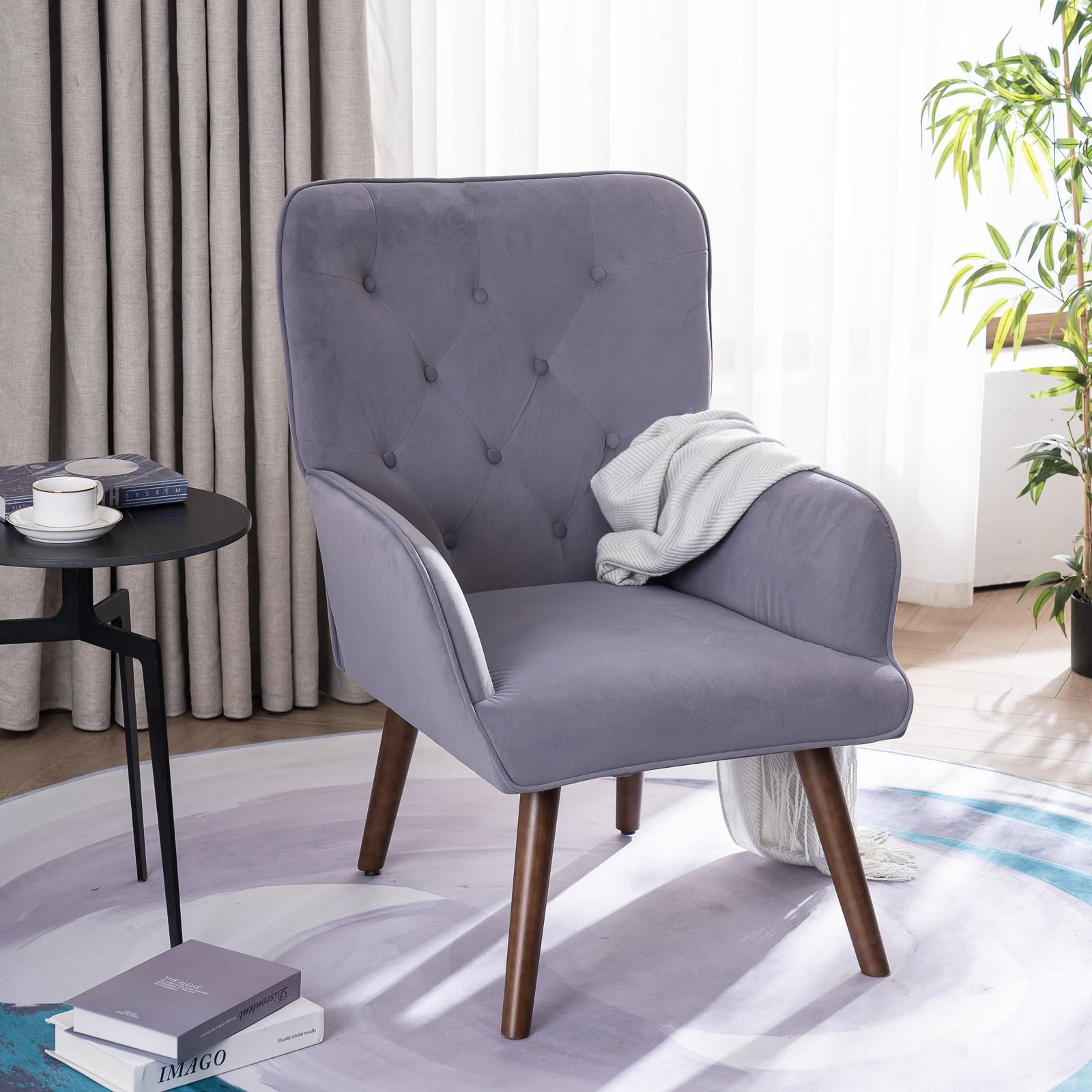 Modern Accent Chair With Armrest Home