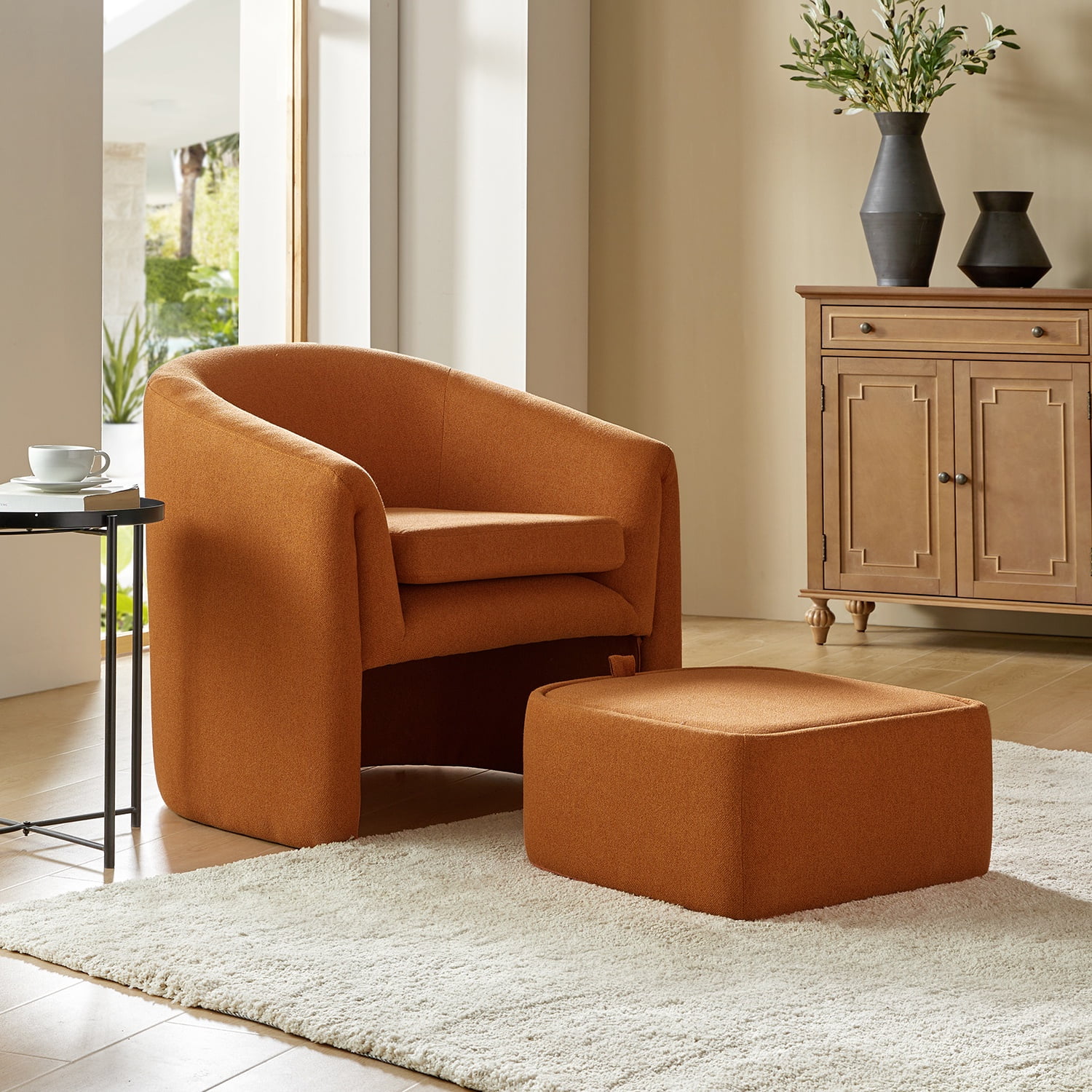 Ottoman Room And Board Arm Chair Muumblus Oversized Lounge Accent