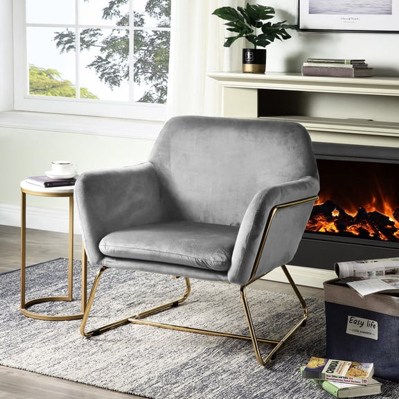 Modern Accent & Soft Support - Salon Waiting Space with Comfortable Sitting