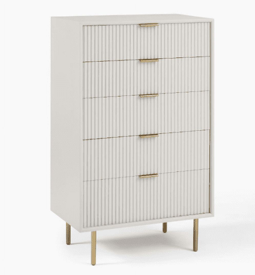 Modern Accent Storage Cabinet with 5 Drawers, 48