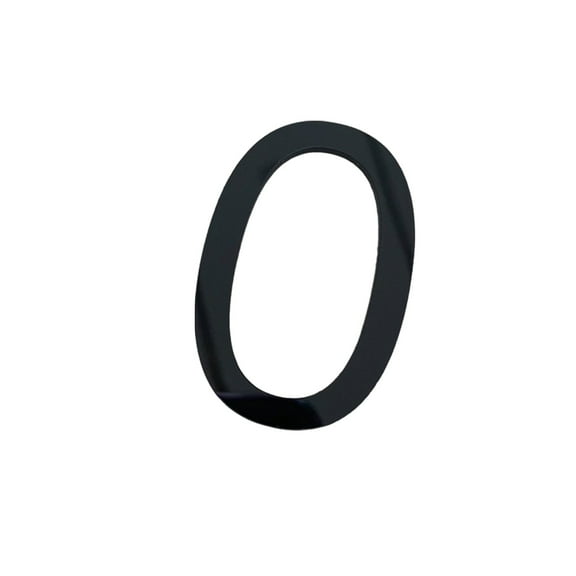 Modern Acrylic 3D Number Sign for House Address, Square Apartment Door Number Plate, Contemporary Home Office Door Sign A