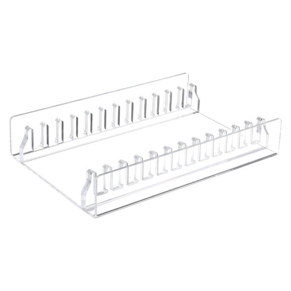 Modern Acrylic CDs Display Rack, Media Storage for 12 Standard CDs, Elegant Desk Accessory