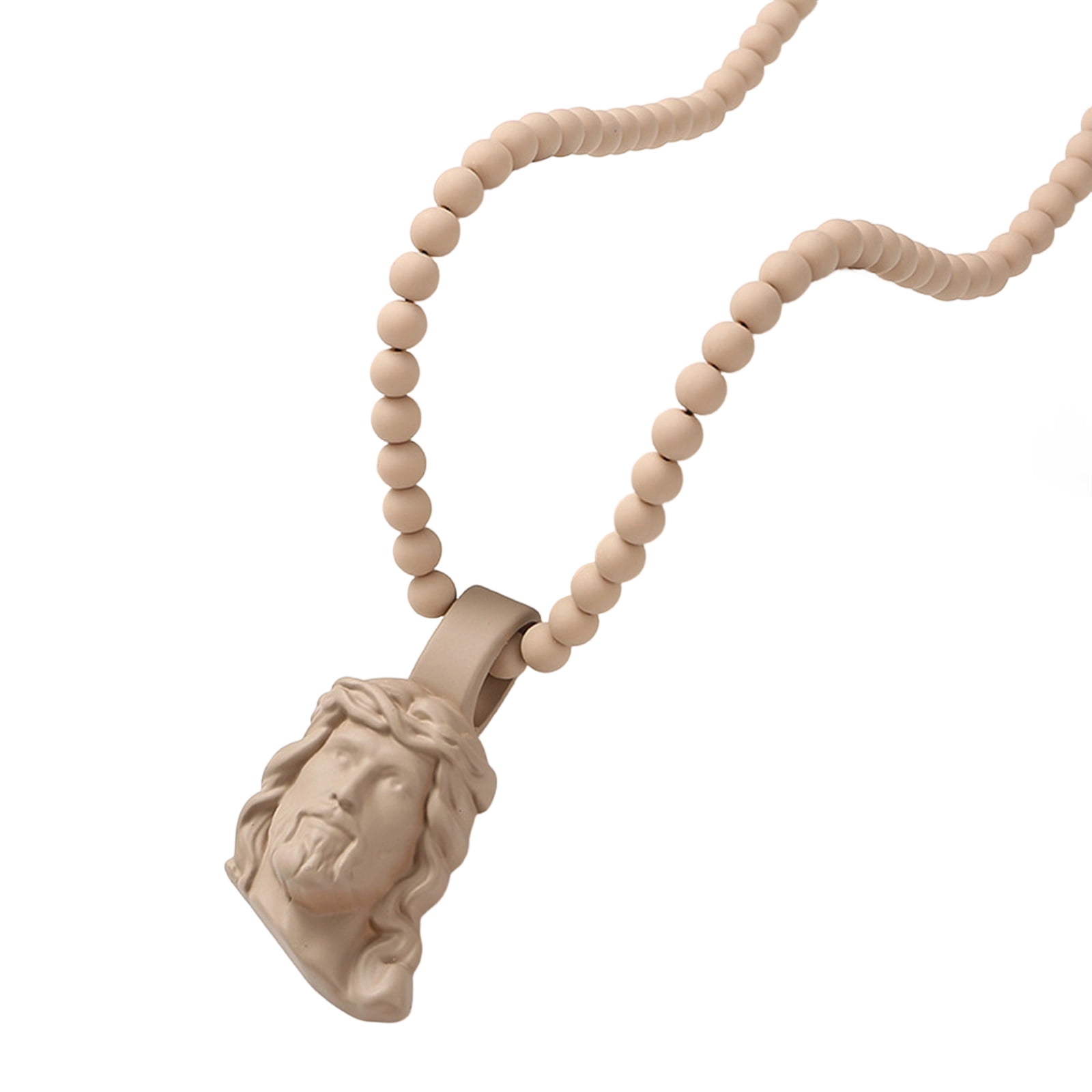 Neck Portrait Modern Acrylic Christ Portrait Pendant Neck Chain Necklace For Men Bold ...