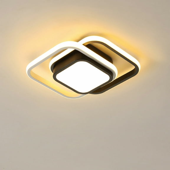 Modern Acrylic LED Ceiling Light Pendant Lamp Chandelier Fixture Dimmable Lamp Loft Veranda Corridor Hallway Entryway Aisle, White