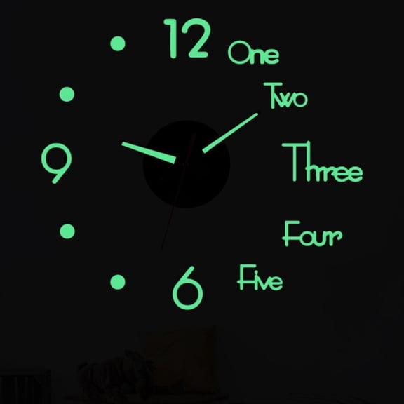 Modern Acrylic Mirror Sticker Wall Clock: Stylish DIY Decor for Your Living Room