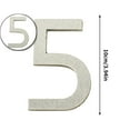 thumbnail image 1 of Modern Acrylic Number Plates, Silvery Wall Decor Signs, Stylish House Address Tags for Home Entrance Use, 1 of 3