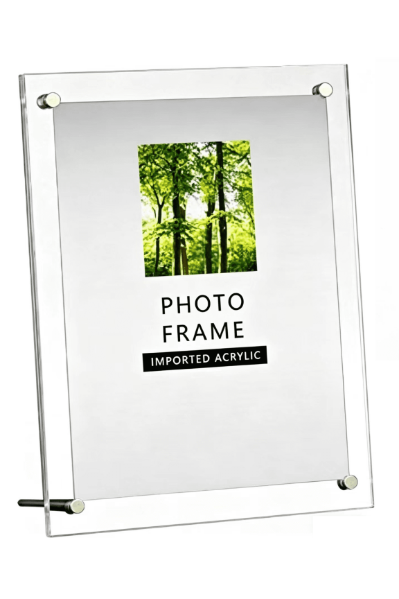 Modern Acrylic Photo Frame - Desktop/Free Standing (8.5x11 inch),Picture Frames
