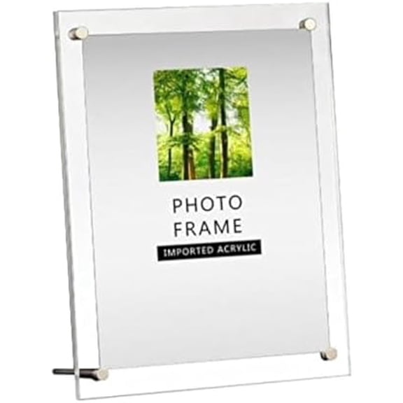 Modern Acrylic Photo Frame - Desktop/Free Standing (8x10 inch)$$Home Decor, Kitchen, & Other