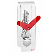 Modern Acrylic Table Clock with Quartz Movement by Hermle