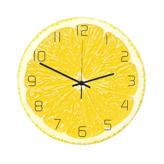 Modern Acrylic Wall Clock with Decorative Printing for Home and Bedroom Timepiece Elegant Hanging Bar Design Silent Operation Power Supply