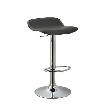 Modern Adjustable Bar Stools (Set of 2) Black