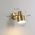 thumbnail image 1 of Modern Adjustable Bedside Lamp Wall Lamp Black Gold Luxury Nordic Up Down Reading Light Wall Light Sconce for Aisle Indoor  E27, 1 of 2