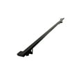thumbnail image 1 of Modern Aluminum Handrail Grab Bar Kit, Adjustable Steel Brackets Included, Returns to Wall, 5 Foot Handrail, Black, 1 of 10