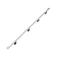 thumbnail image 1 of Modern Aluminum Handrail Grab Bar Kit, Adjustable Steel Brackets Included, Returns to Wall, 8 Foot Handrail, Satin White / Bronze, 1 of 7