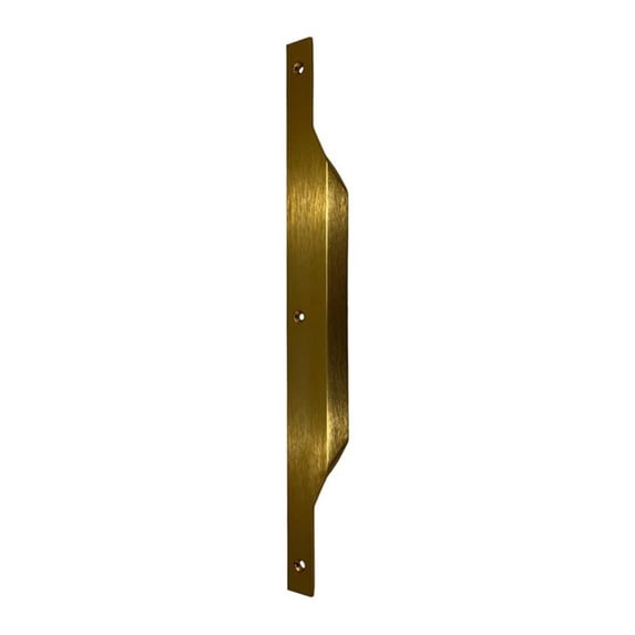 Modern Aluminum Thin Metal Gold Pull Handle - Single