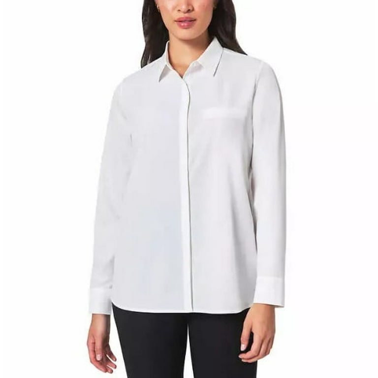 modern ambition dress shirt Modern Ambition Shirts | Nwtmodern Ambition Xxl Performance Button-Down Shirt 1818.5 | Color: Blue/White | Size: Xxl