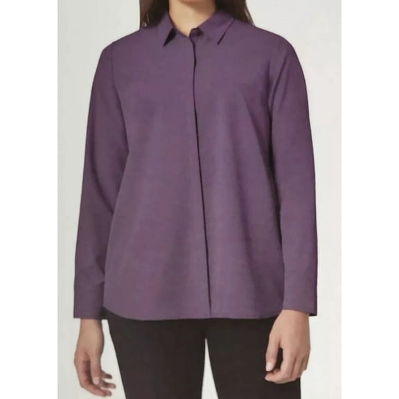 Modern Ambition Women's Delightfully Technical Travel Shirt, Purple, Size S