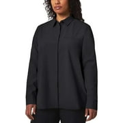 MODERN AMBITION Women's Delightfully Technical Travel Shirt, Black, M