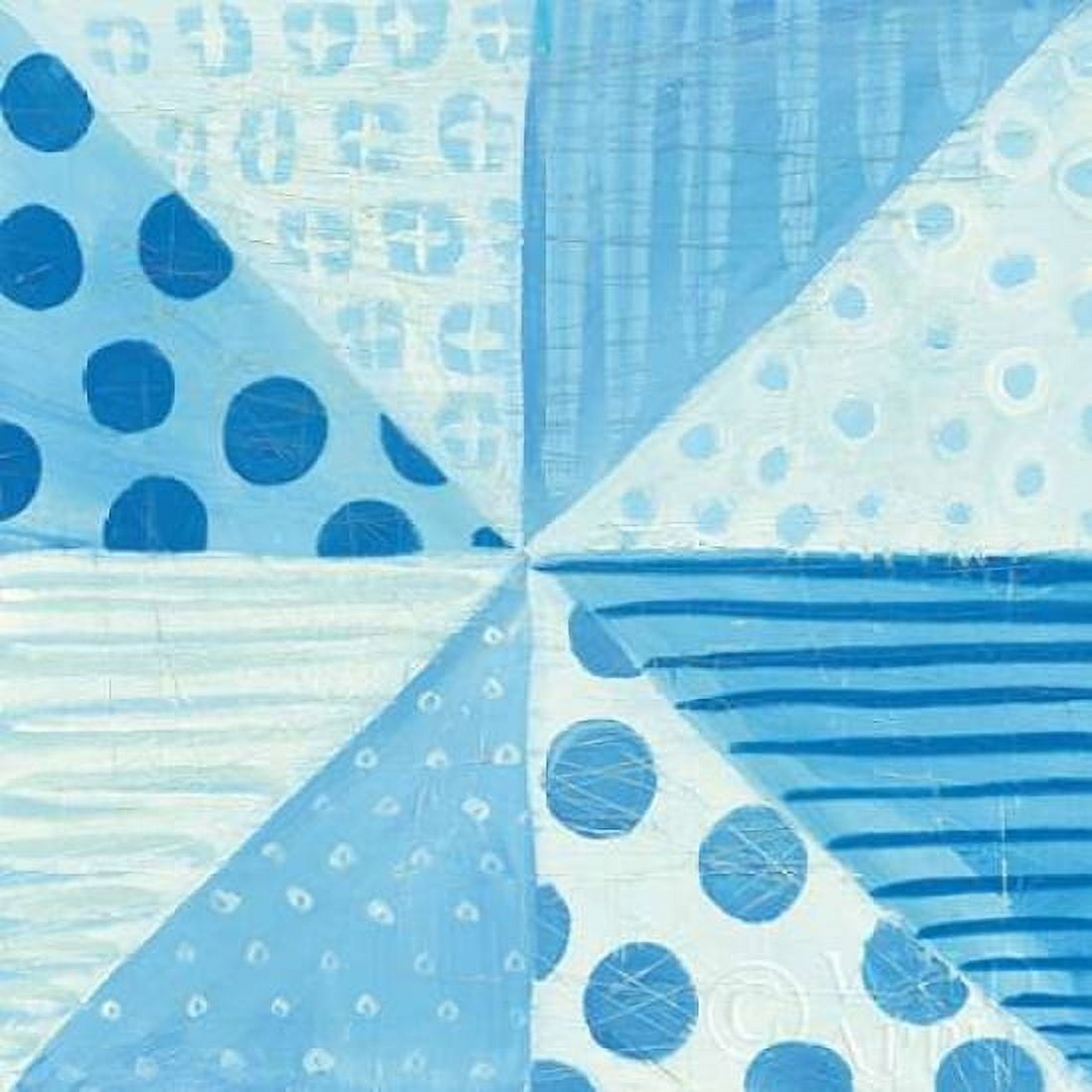 Modern Americana VIII Blue Canvas Art - Melissa Averinos (24 x 24)