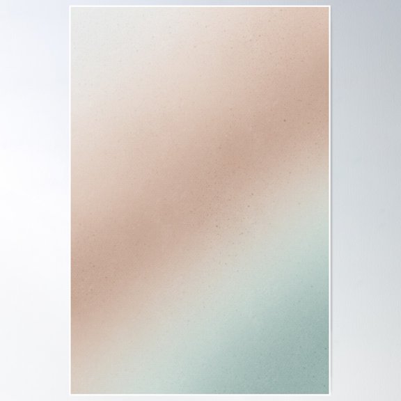 Modern And Stylish Pastel Colors Gradient From Pink-Beige To Light Blue Poster Wall Art, Modern Wall Decor For Living Room Bedroom, 16x24 UNFRAMED