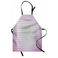 thumbnail image 1 of Modern Apron Lilac Horizontal Lines Pattern with Reflections Box like Design Artful Image Print, Unisex Kitchen Bib Apron with Adjustable Neck for Cooking Baking Gardening, Dried Rose, by Ambesonne, 1 of 3