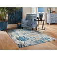 thumbnail image 1 of Modern Area Rugs 8x10 Contemporary Blue Living Room Rug 5x7 Door Mat 2x3 Carpet, 1 of 1