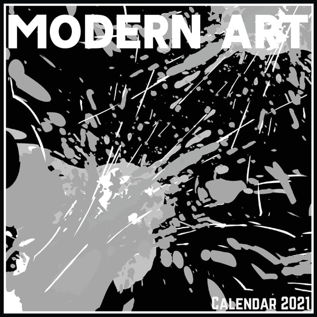 Modern Art Calendar 2021 Official Modern Art Calendar 2021, 12 Months (Paperback)