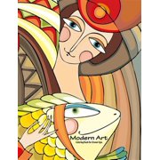 Modern Art Coloring Book for Grown-Ups 1 Paperback by Nick Snels