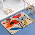 thumbnail image 1 of Modern Art Flower Pattern Diatomite Bath Mats Bathroom Absorbent Anti Slip Floor Mat Foot Carpet Quick Dry Shower Toilet Rug Doormat Washable, 1 of 5