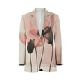 thumbnail image 1 of Modern Art Flower Pattern Mens Suits Shawl Collar Slim Fit Suit Mens Groom Jacket Tuxedos for Wedding Dress Evening, 1 of 5