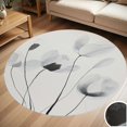 thumbnail image 1 of Modern Art Flower Pattern Round Carpet Living Room Bedroom Home Decoration Coffee Table Mat Lounge Rug Chair Mats, 1 of 5