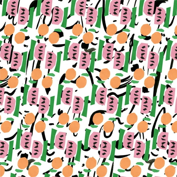 Modern Art Fruit Premium Roll Gift Wrap Wrapping Paper