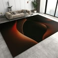 thumbnail image 1 of Modern Art Optical Illusion Area Rug, Abstract Red Black Gradient Rugs For Living Room, Low Pile Soft Non-Slip Carpet For Bedroom Dining Room Farmhouse Decor Floor Mat 4 x 6ft, 1 of 6